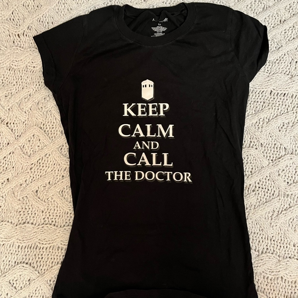 Womens doctor who tee shirt sz M